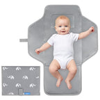 Portable Changing Pad (Gray-Elephant)