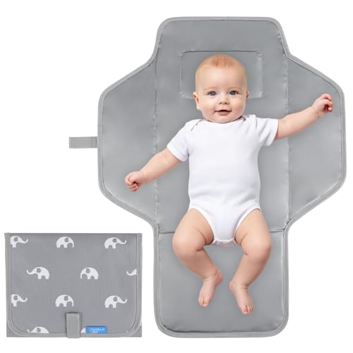 Portable Changing Pad (Gray-Elephant)