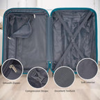 Luggage Sets 5 Piece (Turbo Teal / 5 Piece Set (20/24/28/DB/TB))