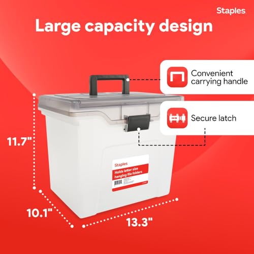 File Box Portable Tote (Clear)