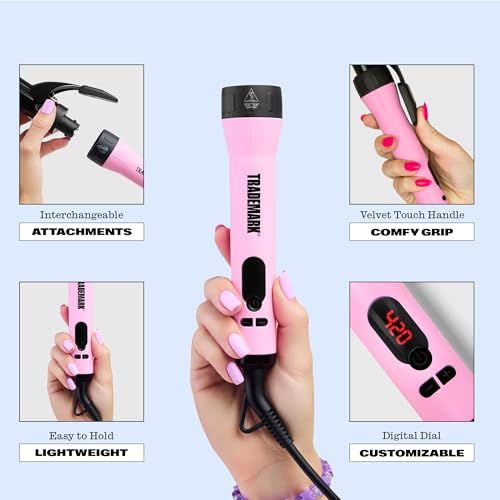 Interchangeable Iron Styling Kit (1 Inch Barrel (Interchangeable) / Pink/Black)