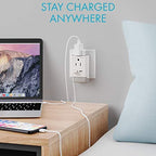 Australia China New Zealand Power Plug Adapter 2 Pack (Off White)