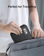 Travel Cable Organizer Bag (Small / Black)