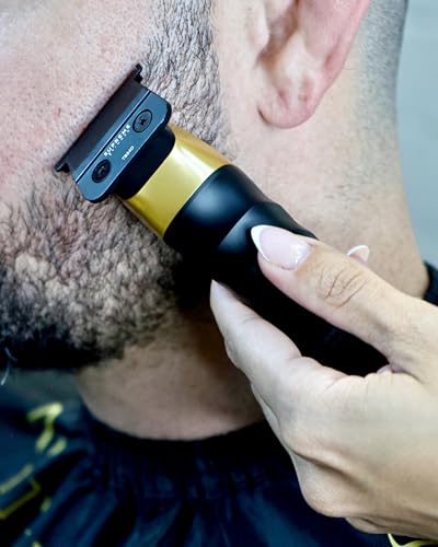 2Spee ST622 Cordless Beard & Hair Trimmer for Men (Gold)