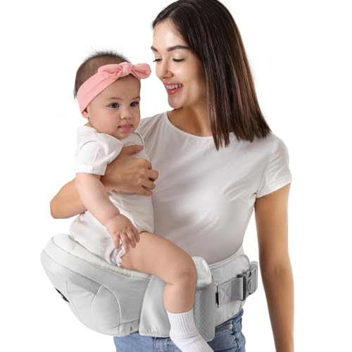 Baby Hip Carrier (Light Grey)