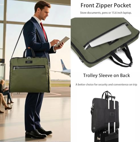 Garment Bags for Travel (Green)