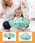 Haircut Capes Umbrella for Kids (Green)