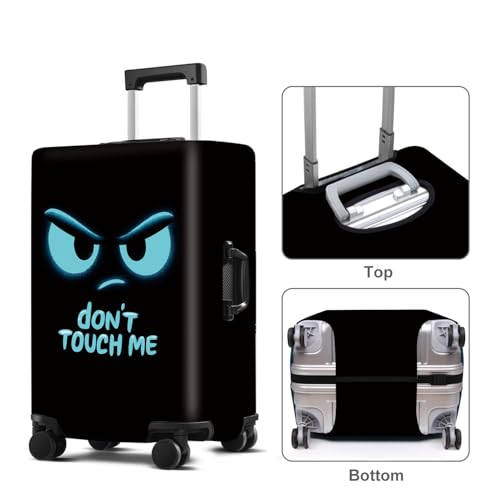 Don't Touch Me Luggage Cover Washable Suitcase Protector Anti (Don't Touch Me / S(20-22inch suitcase))
