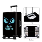 Don't Touch Me Luggage Cover Washable Suitcase Protector Anti (Don't Touch Me / S(20-22inch suitcase))