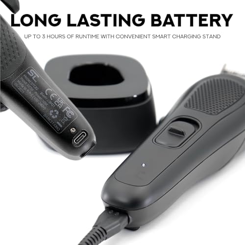 Darkstar 82 Metal Vector Motor Hair Clipper STC82 Black (Black)