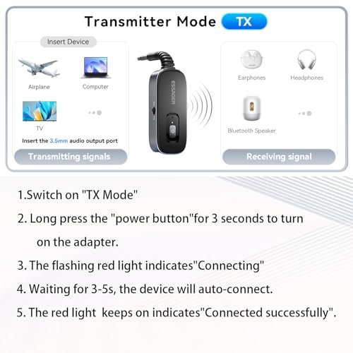 Bluetooth Receiver for Car (Gray)
