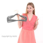Gray Velvet Hangers 30 Pack Non Slip Heavy Duty Rose Gold Hooks (Gray/Rose Gold / 30-Pack)