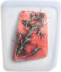 Reusable Half Gallon Silicone Food Storage Bag (Clear / 1/2 Gallon)