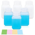 2oz Leak Proof Plastic Bottles with Caps (Translucent / 2oz)