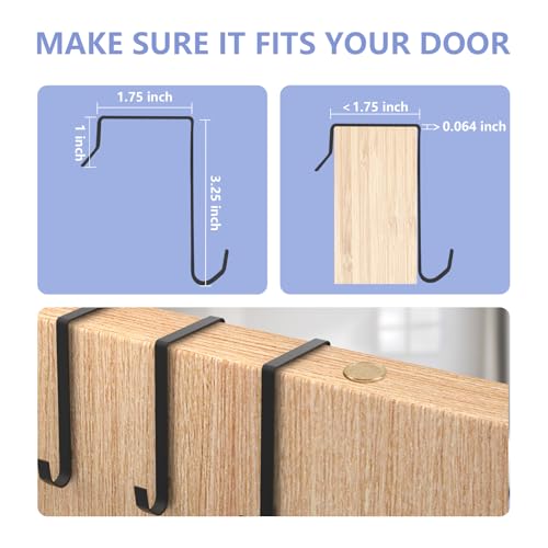 2 Pack Over the Door Shoe Organizers (BLACK / 30+ Pairs)