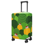 Travel Luggage Cover Suitcase Protector Fits 27 (Green Hills / L)