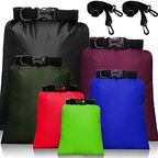 6 12 Pcs Waterproof Dry Bags (Dark Colors)