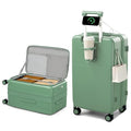 24 Inch Expandable Checked Luggage (Forest Green / 24 Inch EXT)