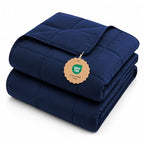 Weighted Blanket for Adults 25lbs （Queen Size (03-navy Blue / 60" x 80" | 25lbs)
