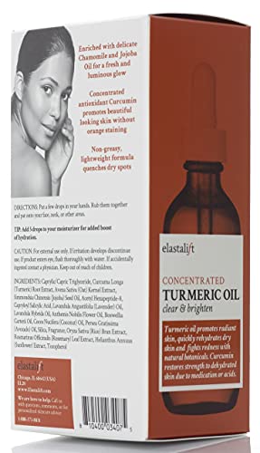 Turmeric Oil Facial Skin Care Serum For Face. Antioxidant Moisturizer Skincare Serum Formula W (1.8 Fl Oz (Pack of 1) / Turmeric Face Oil)