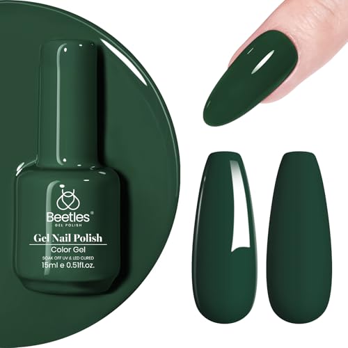 Beetles Green Gel Polish (H - Creme Green | Rainforest Green)