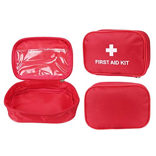 6 Pack Empty First Aid Kit Bag (6.3 x 4.7 x 1.8 inch)