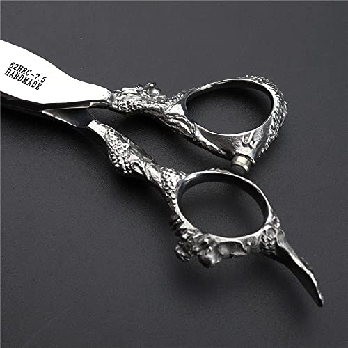 Purple Professional Hairdressing Scissors Hairdresser Hairstylist Cutting Hair & Thinning Hairdressing Scissor (7.5 Inch Flat)