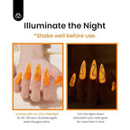 Beetles Halloween Gel Nail Polish (Luminous Orange)