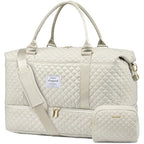 Travel Duffle Bag (Beige-L / Extra Large-2 Pcs)