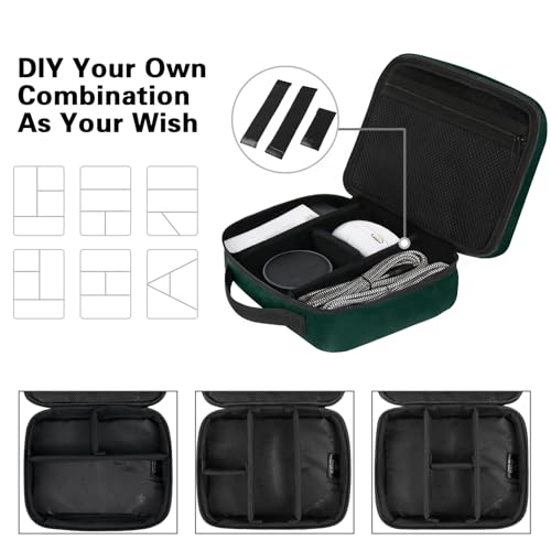 Electronics Travel Organizer (Dark Green / Medium)