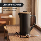 Ceramic French Press 34oz (Black)