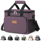 Insulated Lunch Box for Men (Purple / Medium(9L))