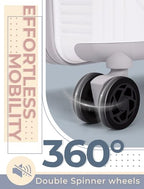 Luggage Sets 3 Piece (White / 3 Piece Sets (21/Db/Tb))