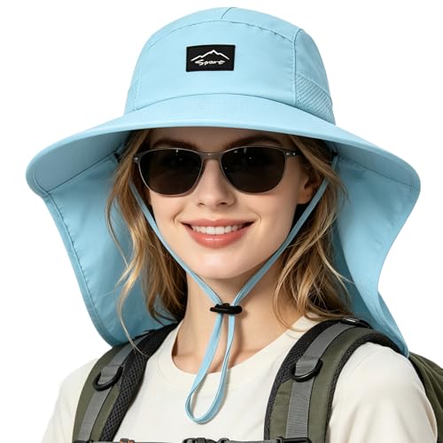 Outdoor Sun Hat for Men Women (1pack-blue)