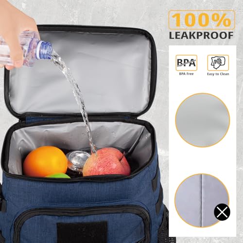 25L Insulated Cooler Backpack Water (Blue)