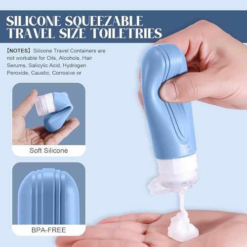 Travel Bottles for Toiletries (COLORFUL)
