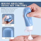 Travel Bottles for Toiletries (COLORFUL)
