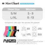 Ankle Compression Socks for Women 6 Pairs (Small-Medium / Multicolor（6 Pairs）)
