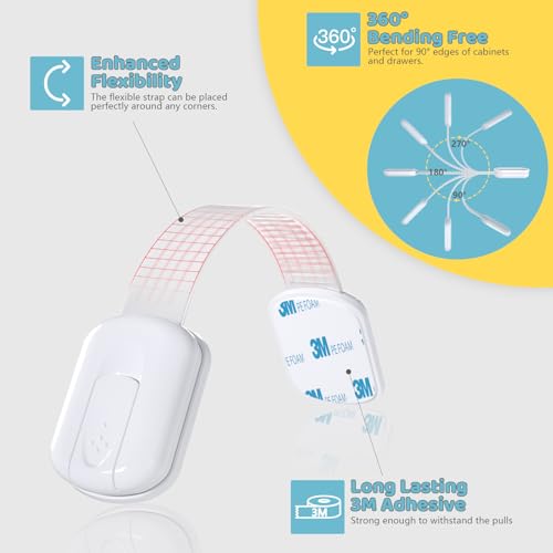 10 Pack Baby Proof Cabinet Locks (10 Pack)