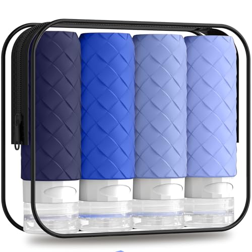 Travel Bottles for Toiletries (Blue)