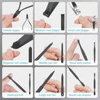 Manicure Pedicure Kit (Brown26pcs)
