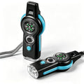 Emergency Survival Function Whistle (blue&black2pcs)