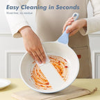 Nonstick Ceramic Frying Pan 12.5 (12.5 Inch / Glacier Blue)