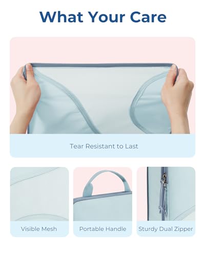 Compression Packing Cubes (Light Blue)
