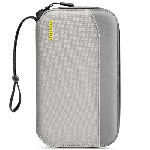 Passport Holder Family with RFID Blocking (Gray)