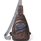 7L Crossboydy Sling Bag for Women Vegan Leather Crossbody Purse Fanny Pack Chest Bag for Travel (7L / 7l-coffee)