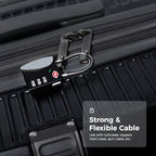 TSA Approved Travel Luggage Locks (Gray / 4 Pack)