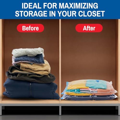 Large Vacuum Storage Bags for Comforters (4 Large Bags)