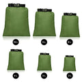 6 Pcs Waterproof Dry Bag Set 6 Sizes Lightweight Sacks and Long Adjustable Shoulder Strap Outdoor Water Proof Keep Gear Dry Bag Stuff Sacks for Backpacking (Army Green)