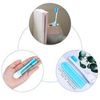 4 Pcs Travel Toothbrush Mini Foldable with Case (Bright Color)